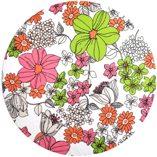 Charlo's Set of 4 Round Placemats Covers  Nina's Gardens 14 Dia inch-0