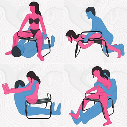 BDSM Sex Positions Dildo Chair-4
