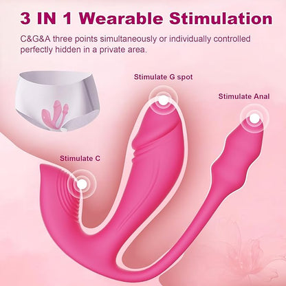NexusVibe Remote Control Vibrating Anal Plug Dildo-1