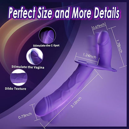 TwinnedTouch Remote Control Double Ended Dildo Vibrator-2