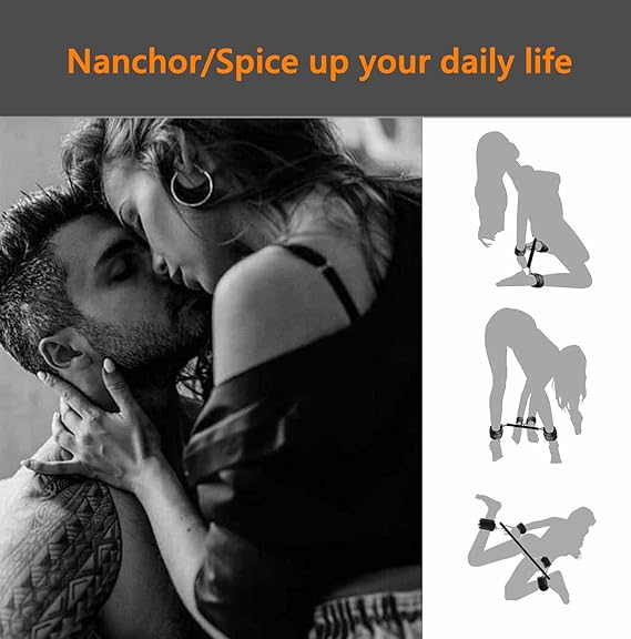 Adjustable BDSM Spreader Bar Restraint Set-2