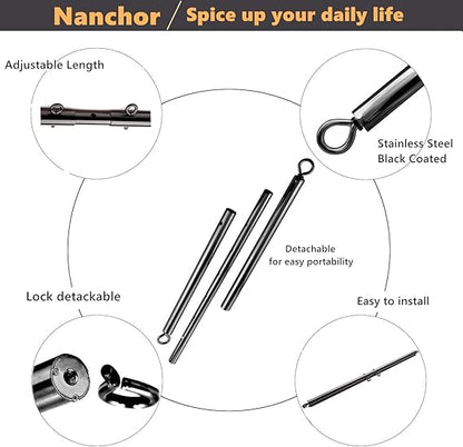 Adjustable BDSM Spreader Bar Restraint Set-3