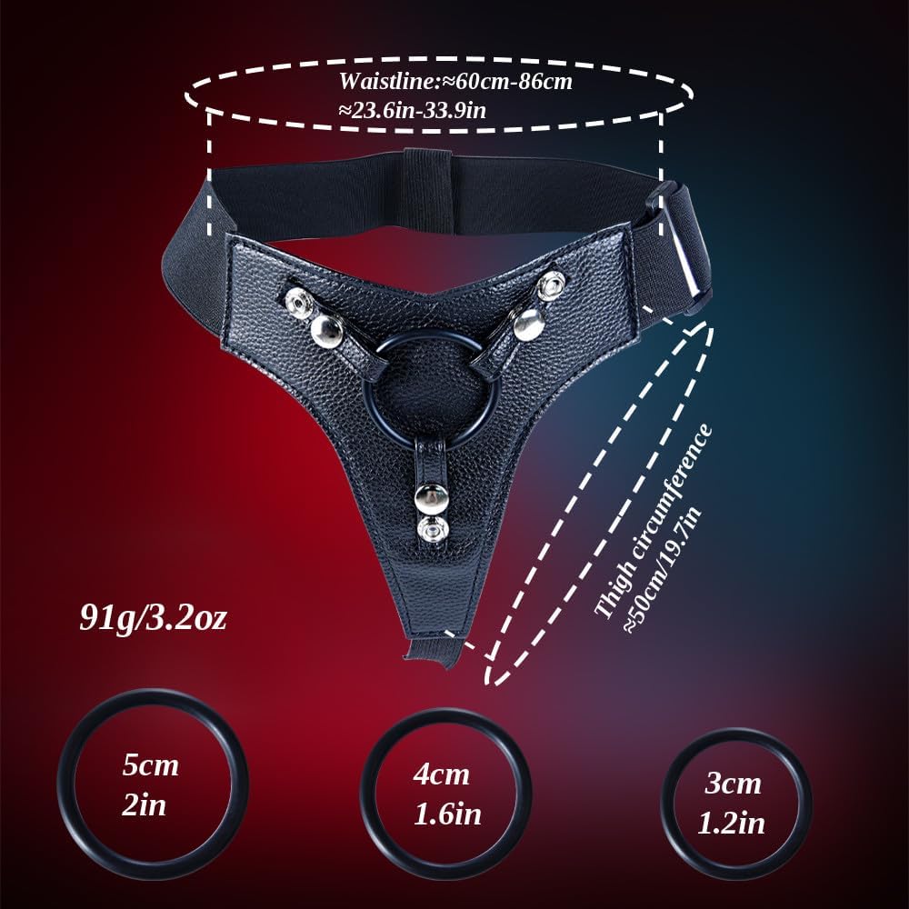 VisionaryPair Progressive Strap-On Dildo Set-3