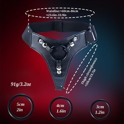 VisionaryPair Progressive Strap-On Dildo Set-3