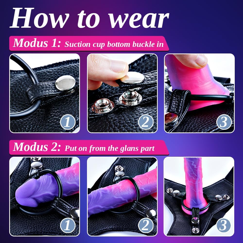 VisionaryPair Progressive Strap-On Dildo Set-2