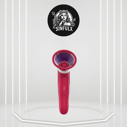 BlissBound Dual Tongue Licking & Sucking Vibrator-0