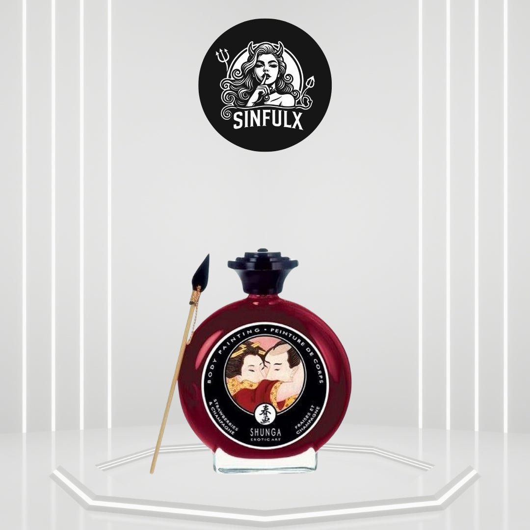 Edible Body Paint Champagne & Strawberries Flavor-0