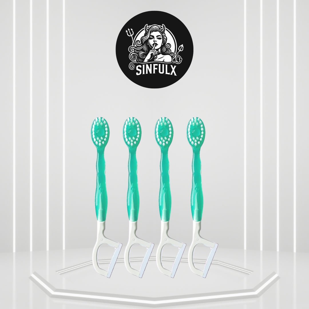 Morning After 5-in-1 Disposable Travel Toothbrush with Toothpaste, Floss & Tongue Scraper-0