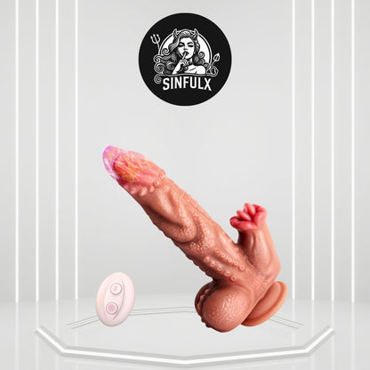 OctoRipple 6-in-1 Monster Tentacle Thrusting Dildo | Fantasy Vibrator, Heating, Remote Control-0