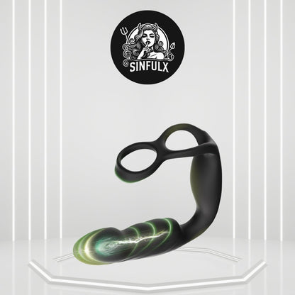 DualEcstasy Thrusting Prostate Massager Penis Ring-0