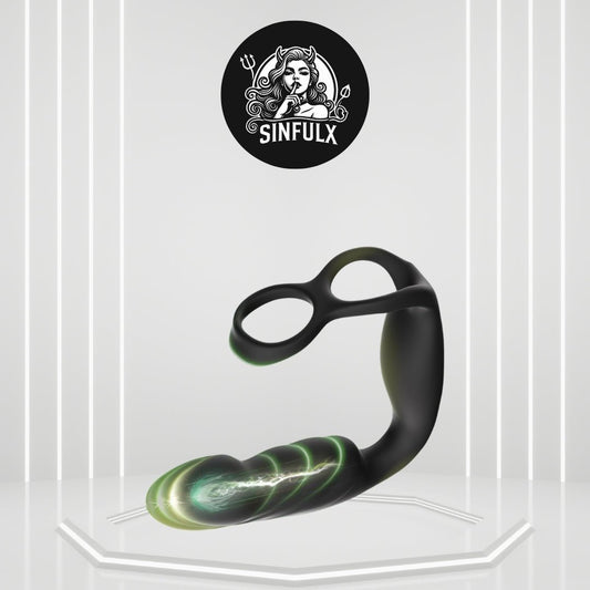 DualEcstasy Thrusting Prostate Massager Penis Ring-0