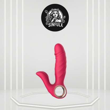 DualMotion 2-in-1 Thrusting & Vibrating G-Spot Clitoral Vibrator | Waterproof & Quiet-0