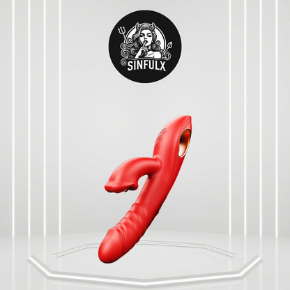 ThrustExplorer 4-in-1 Licking & Thrusting Vibrator for Women | Clitoral & G-Spot Stimulation-0