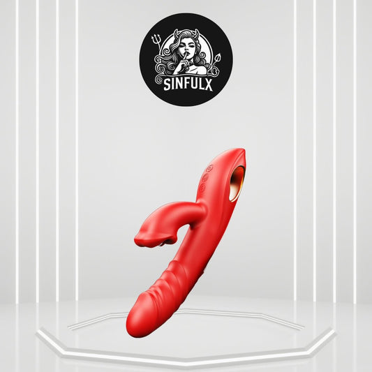 ThrustExplorer 4-in-1 Licking & Thrusting Vibrator for Women | Clitoral & G-Spot Stimulation-0