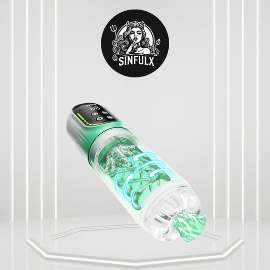 AeroGlide 4-in-1 Male Masturbator with Pump, Vibration & Thrust-0