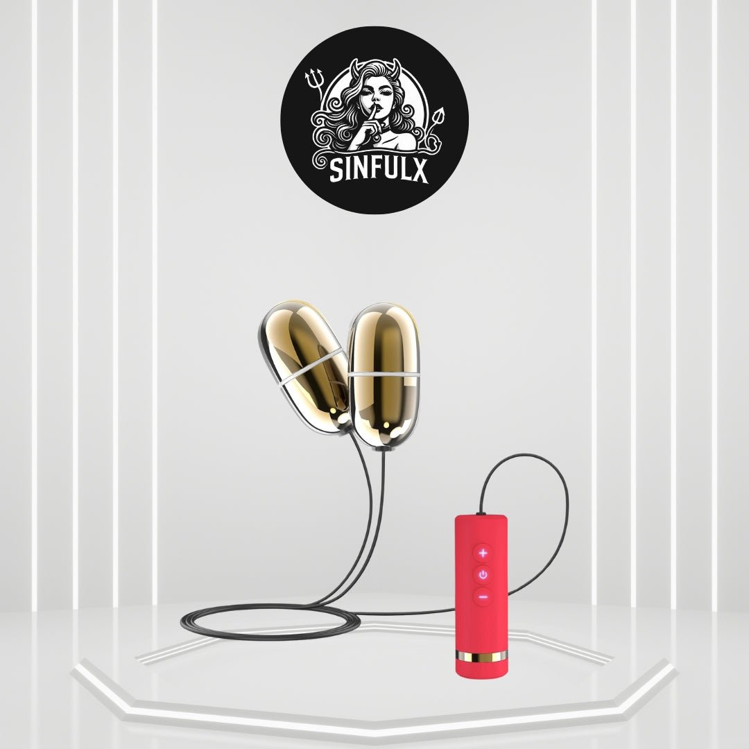 EchoEgg Double Egg Clitoral Stimulator Vibrator-0