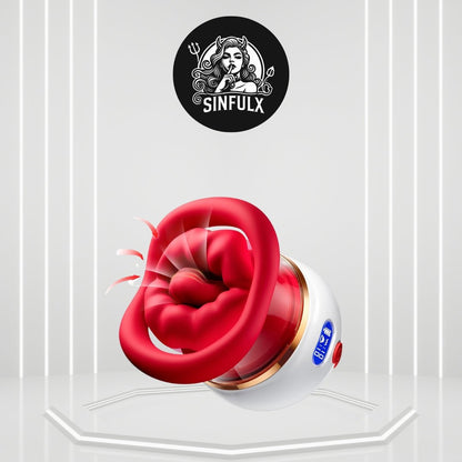 KissWhirl Mouth Sucking Tongue Vibrator-0