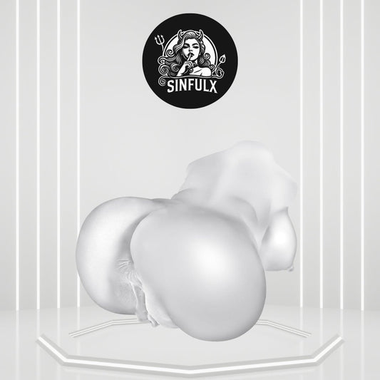 CurvyVision Transparent BBW Sex Doll Stroker-0