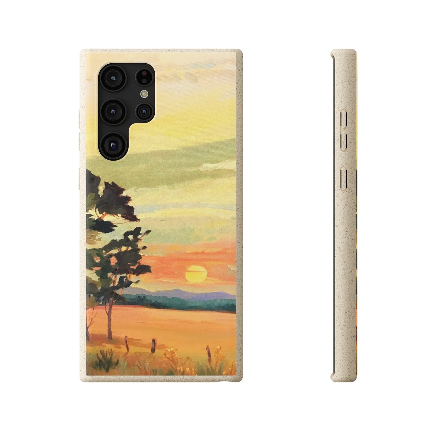 Biodegradable Phone Case with 'Sunrise' Landscape Original Artwork by Barbara Cleary-41