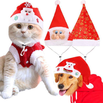 Festive Furry Friends: Christmas Hats For Pets-0