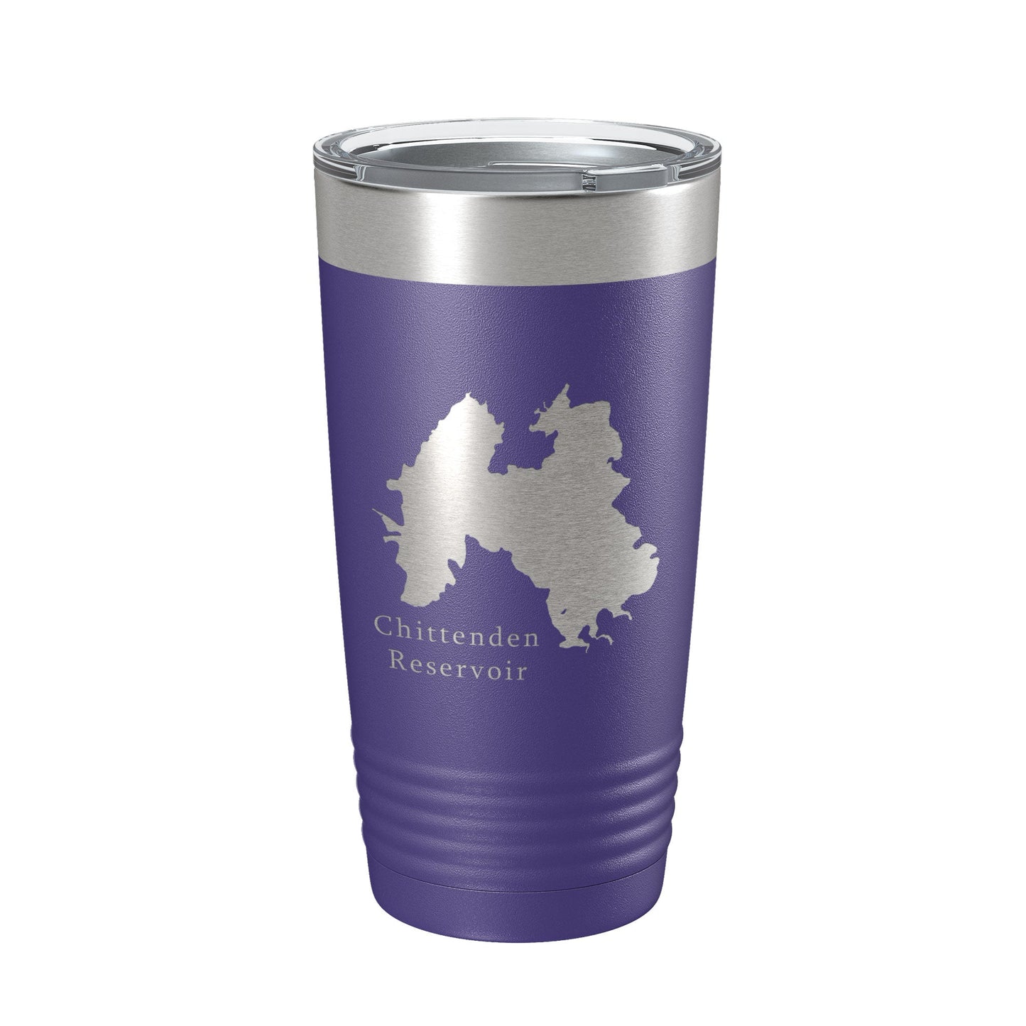 Chittenden Reservoir Tumbler Lake Map Travel Mug Insulated Laser Engraved Coffee Cup Vermont 20 oz-15