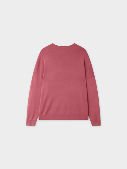 Oversized Soft Knit Sweater-Rose-2