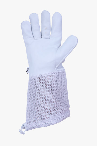 Beekeeping Bee Gloves Goat Skin 3 Mesh Ventilated Gloves-2