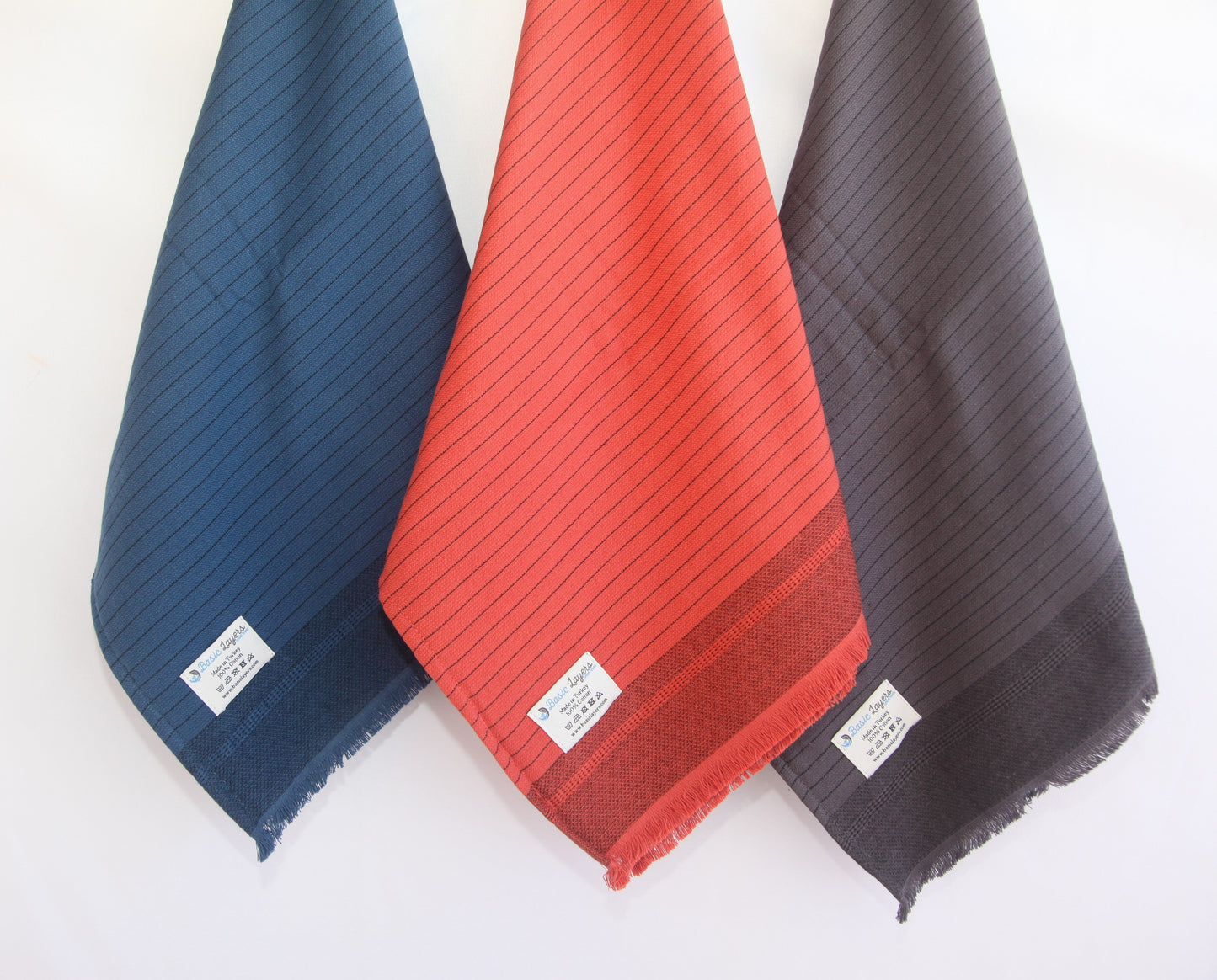 Del Mar Navy Terry Turkish Towel Set-4