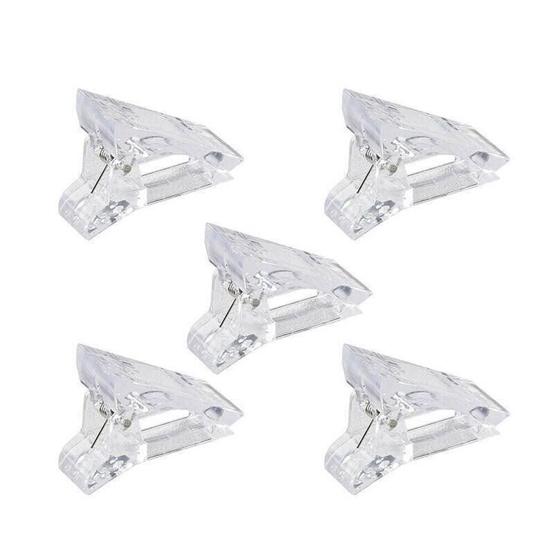 5-50Pcs Nail Tips Clip Clamps For Poly Gel Quick Building Extension Builder Tool-5