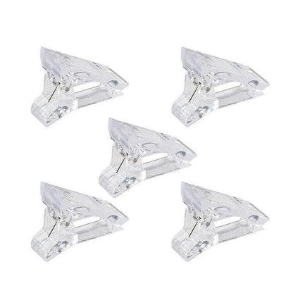 5-50Pcs Nail Tips Clip Clamps For Poly Gel Quick Building Extension Builder Tool-5