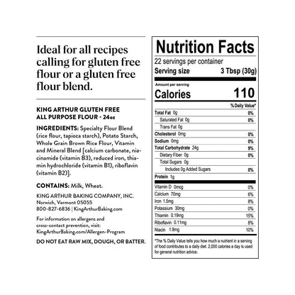 King Arthur Flour GF Multi Purpose Flour (6x24OZ )-5