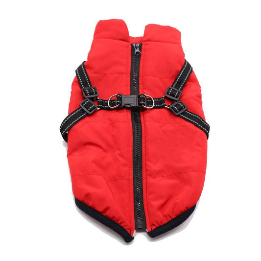 Winter Dog Cotton Coat - Comfy And Stylish Pet Vest For Cold Weather-0