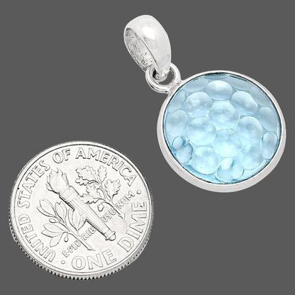 Fancy Cut Premium Sky Blue Topaz Pendant P-1001 13-EP10045-2