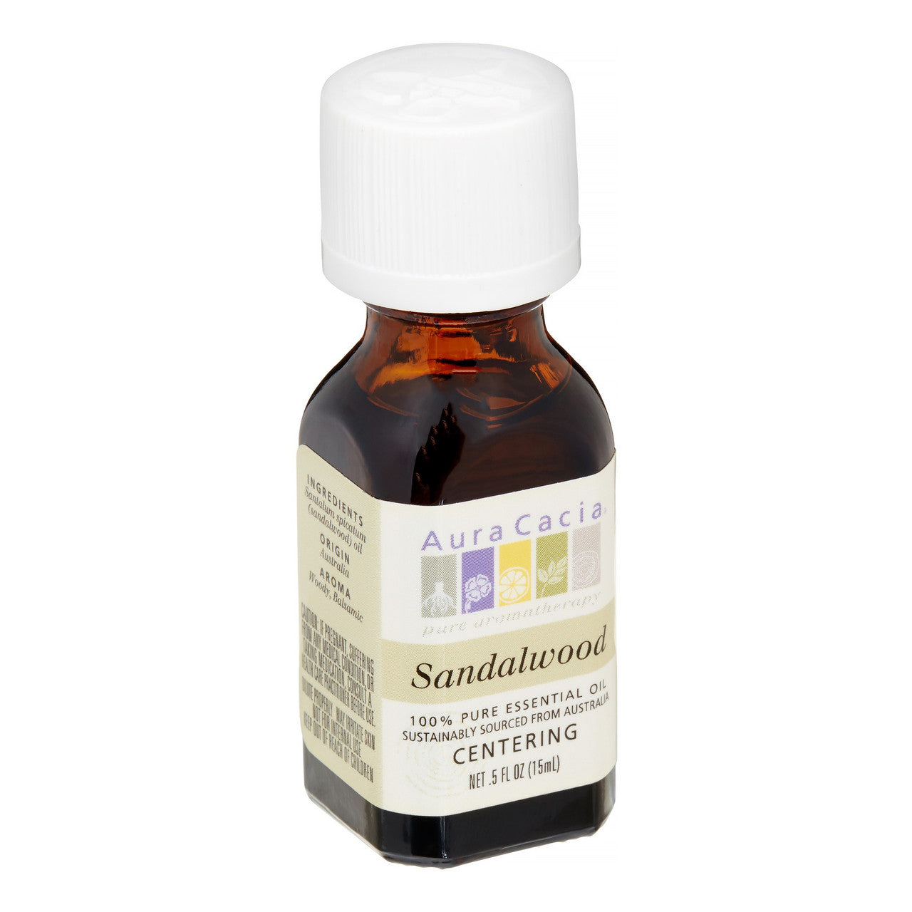Aura Cacia Sandalwood Essential Oil (1x0.5Oz)-1