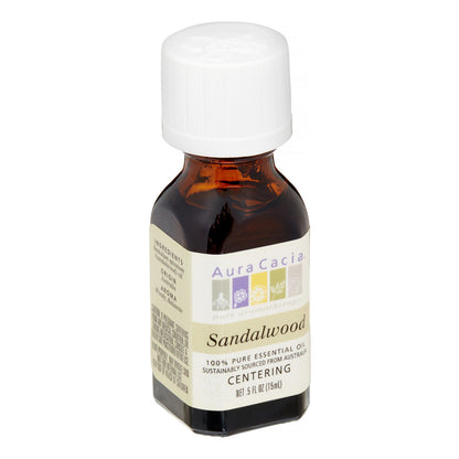 Aura Cacia Sandalwood Essential Oil (1x0.5Oz)-1