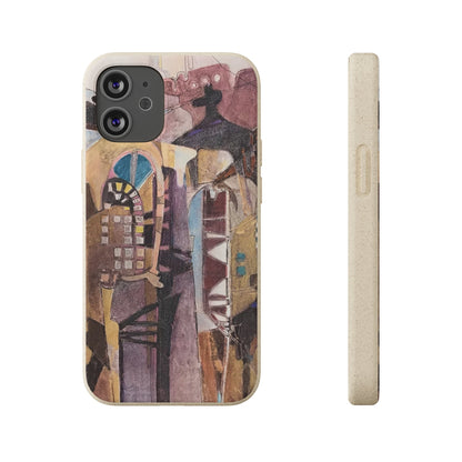 Biodegradable Phone Case with 'San Francisco De Asis' Abstract Original Artwork by Barbara Cleary-28