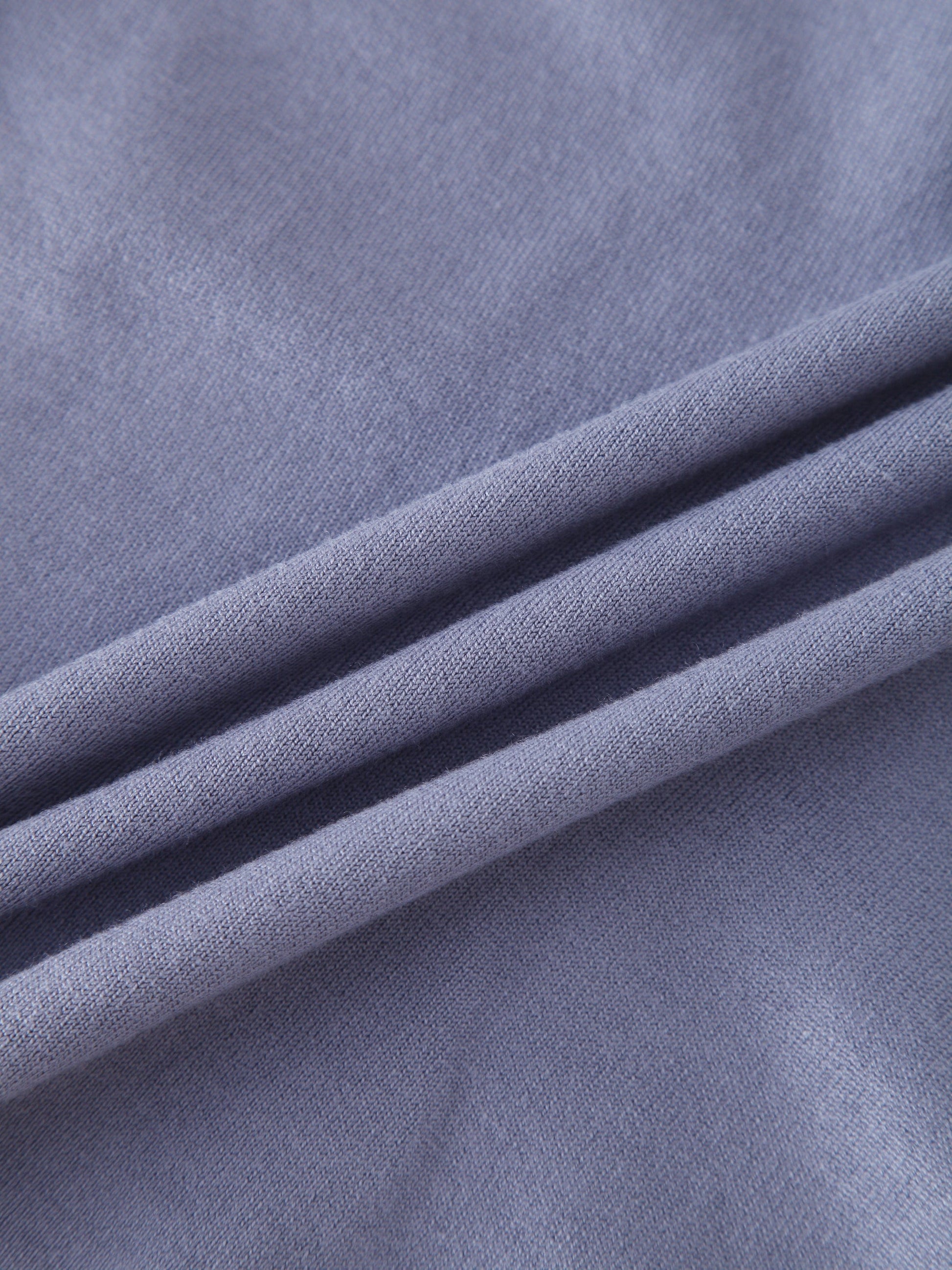 Basic Crew Sweater LS-Denim Blue-4