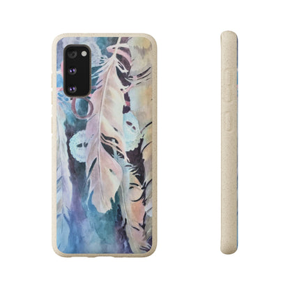 Biodegradable Phone Case with 'Conchos' Watercolor Original Artwork by Barbara Cleary-45