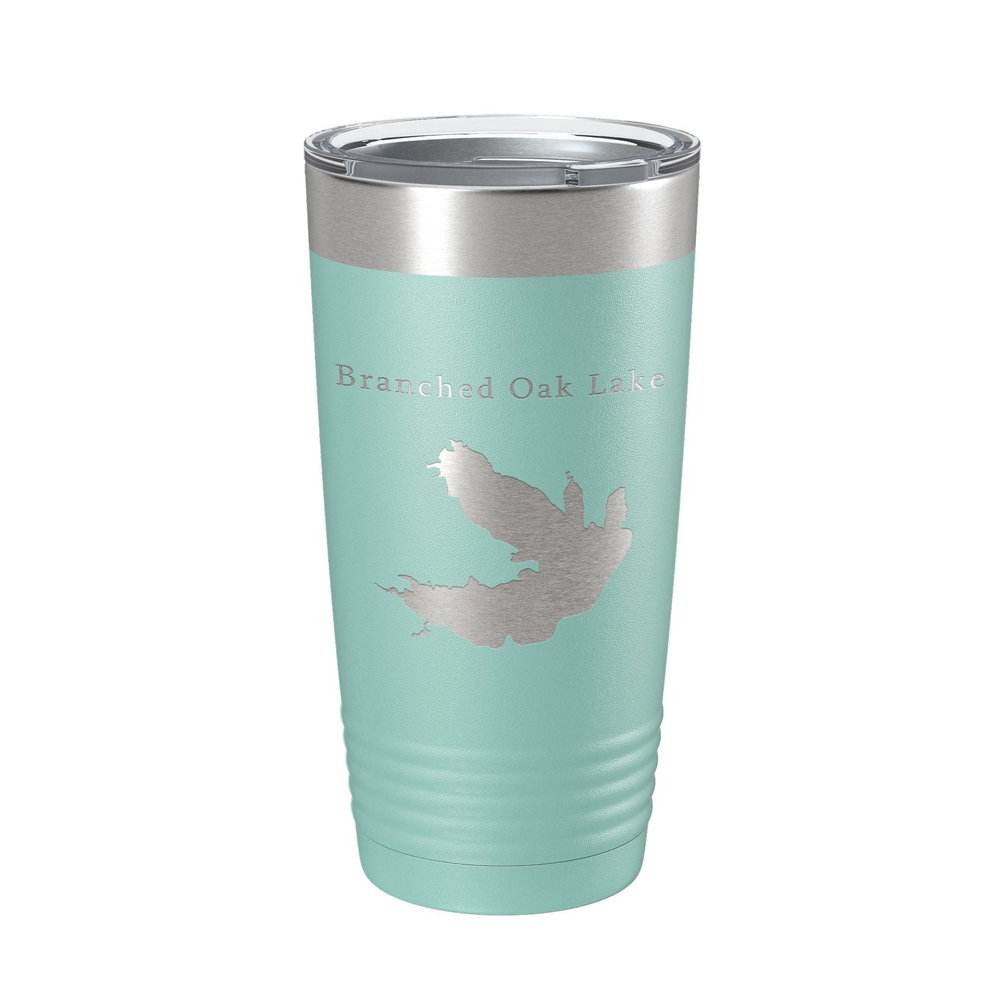 Branched Oak Lake Map Tumbler Travel Mug Insulated Laser Engraved Coffee Cup Nebraska 20 oz-12