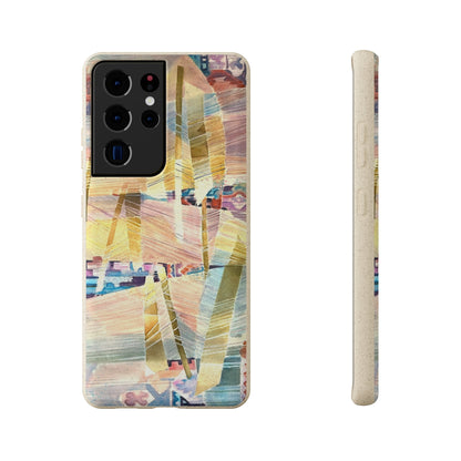 Biodegradable Phone Case with 'Loom Series' Abstract Original Artwork by Barbara Cleary-38