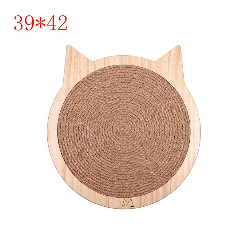 Wall Mounted Cat Scratcher Board With Suction Cup Toy-6