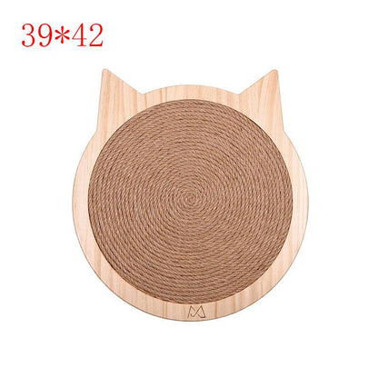 Wall Mounted Cat Scratcher Board With Suction Cup Toy-6