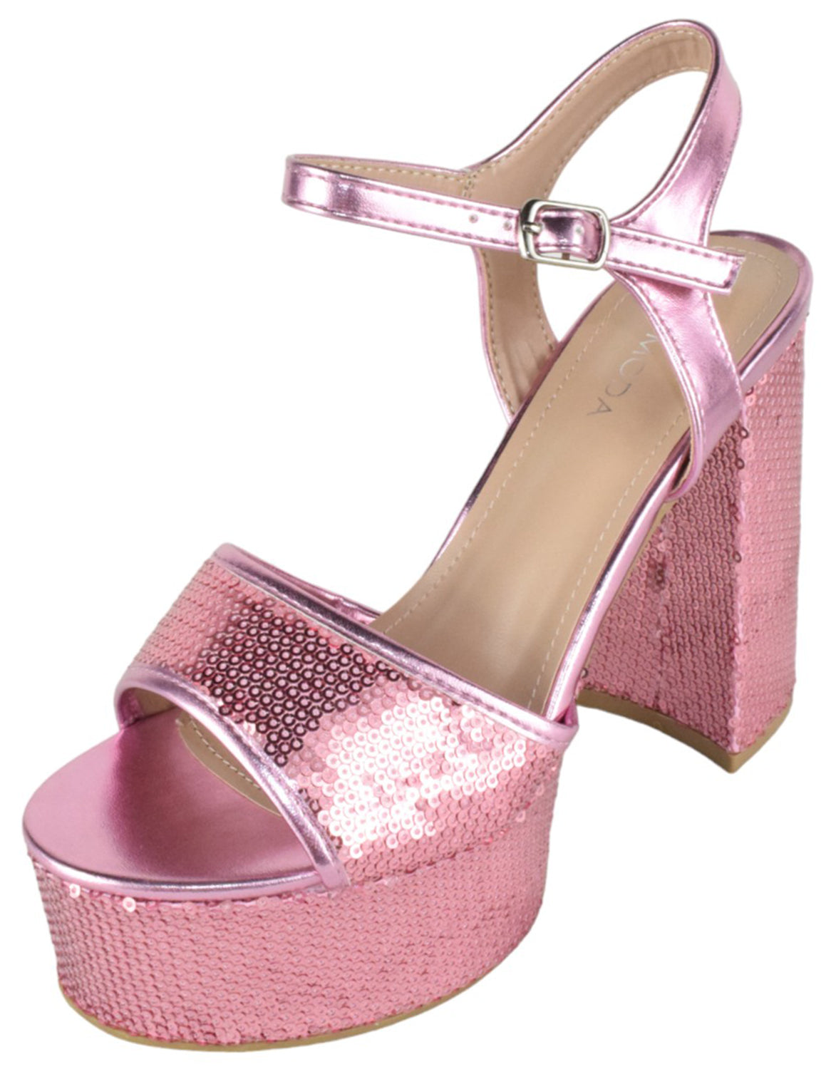 JASMINE-38 Pink Metallic Top Moda-0