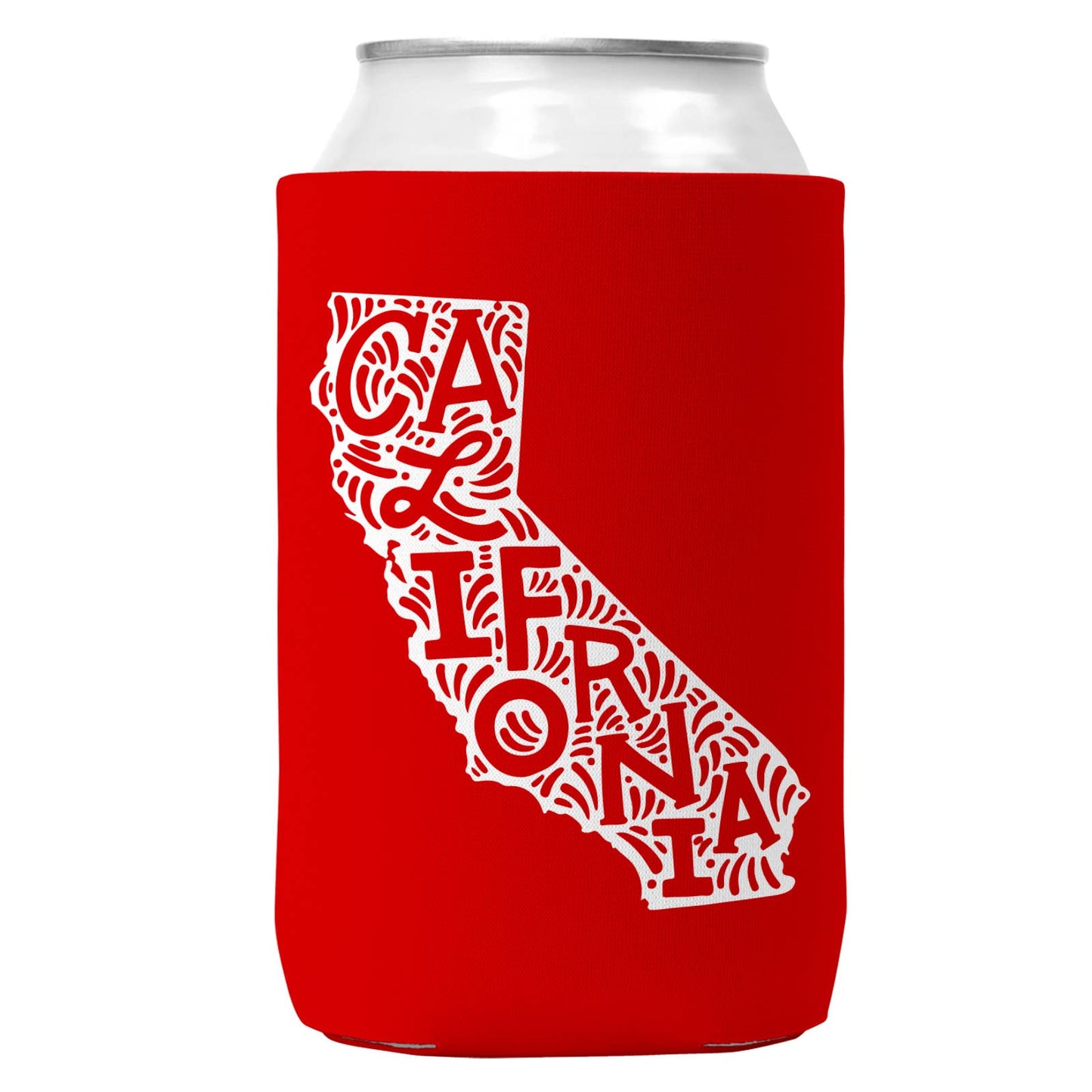 California Can Coozie Cooler for 12oz Cans | State Koozie-0