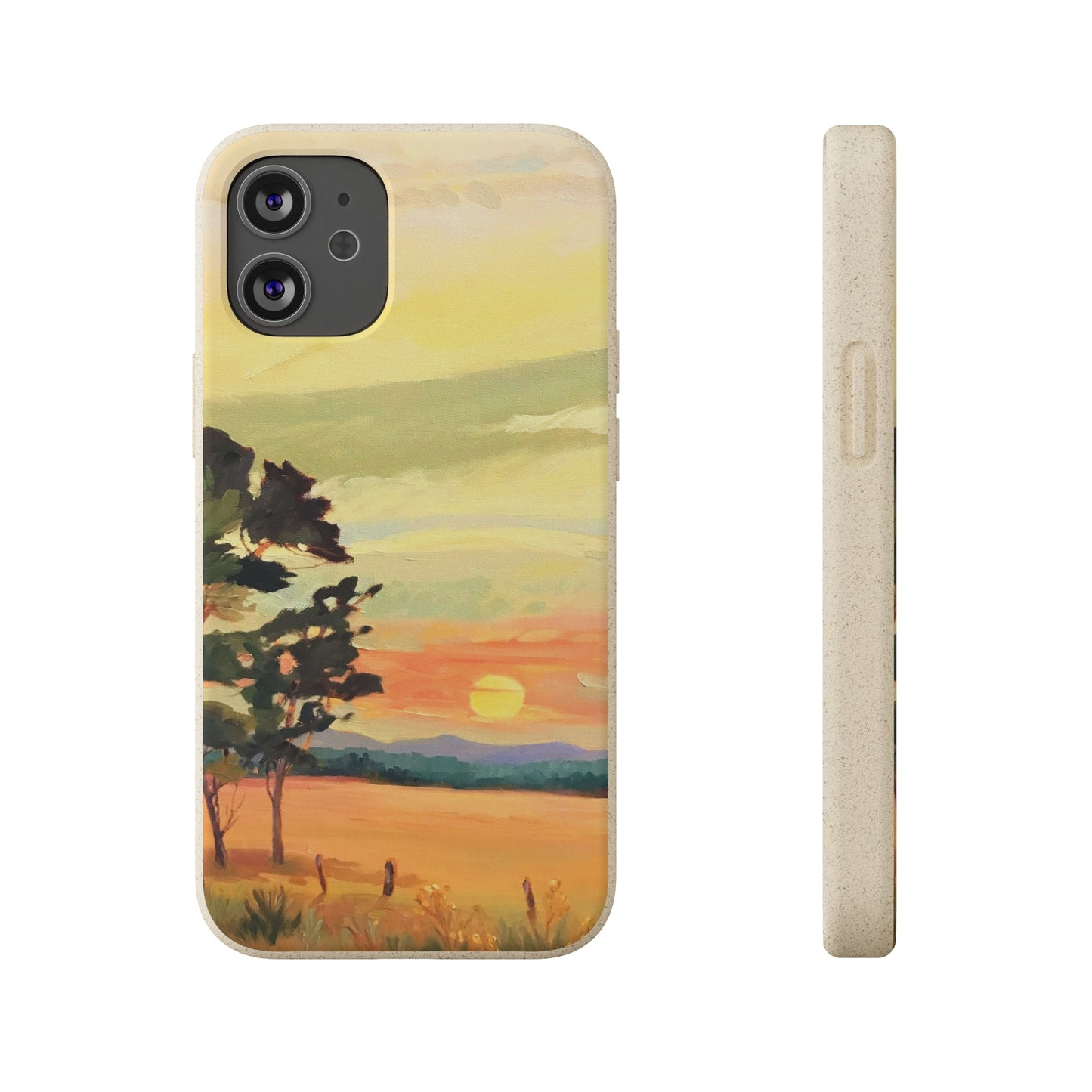 Biodegradable Phone Case with 'Sunrise' Landscape Original Artwork by Barbara Cleary-28