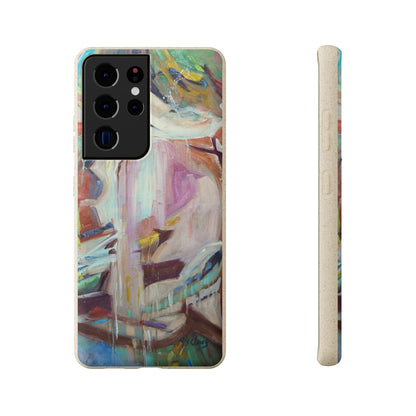 Biodegradable Phone Case with 'All Seasons' Abstract Original Artwork by Barbara Cleary-44