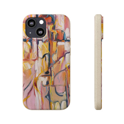 Biodegradable Phone Case with 'Abstract Pueblo' Original Artwork by Barbara Cleary-23