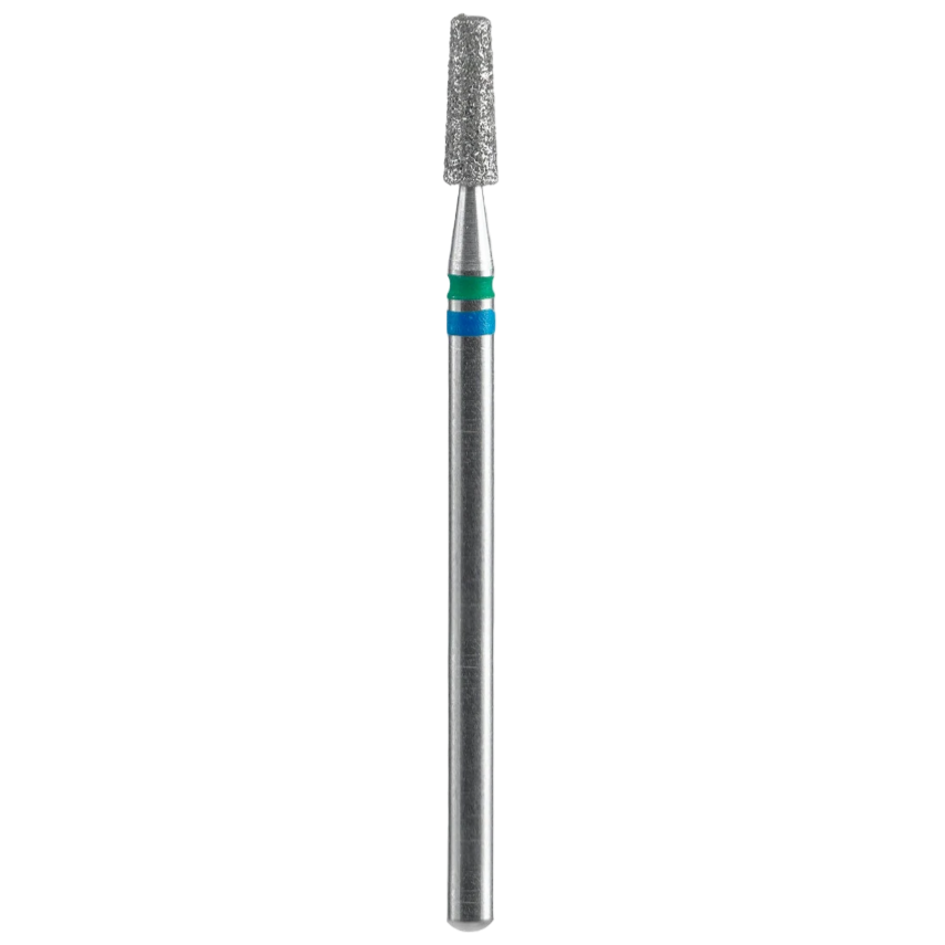 DIAMOND NAIL DRILL BIT, "DUO CONE", BLUE-GREEN, HEAD DIAMETER 2,5/8MM (FA70BG025/8) - STALEKS™-0