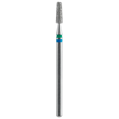 DIAMOND NAIL DRILL BIT, "DUO CONE", BLUE-GREEN, HEAD DIAMETER 2,5/8MM (FA70BG025/8) - STALEKS™-0