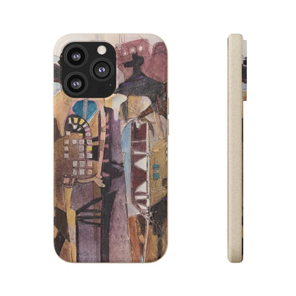 Biodegradable Phone Case with 'San Francisco De Asis' Abstract Original Artwork by Barbara Cleary-25